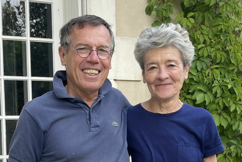 <b>KONGEN OG DRONNINGEN:</b> Didier Piganeau og hans hustru Dominique, 45 år etter at de dro det som kan ha vært tidenes studentspøk.
