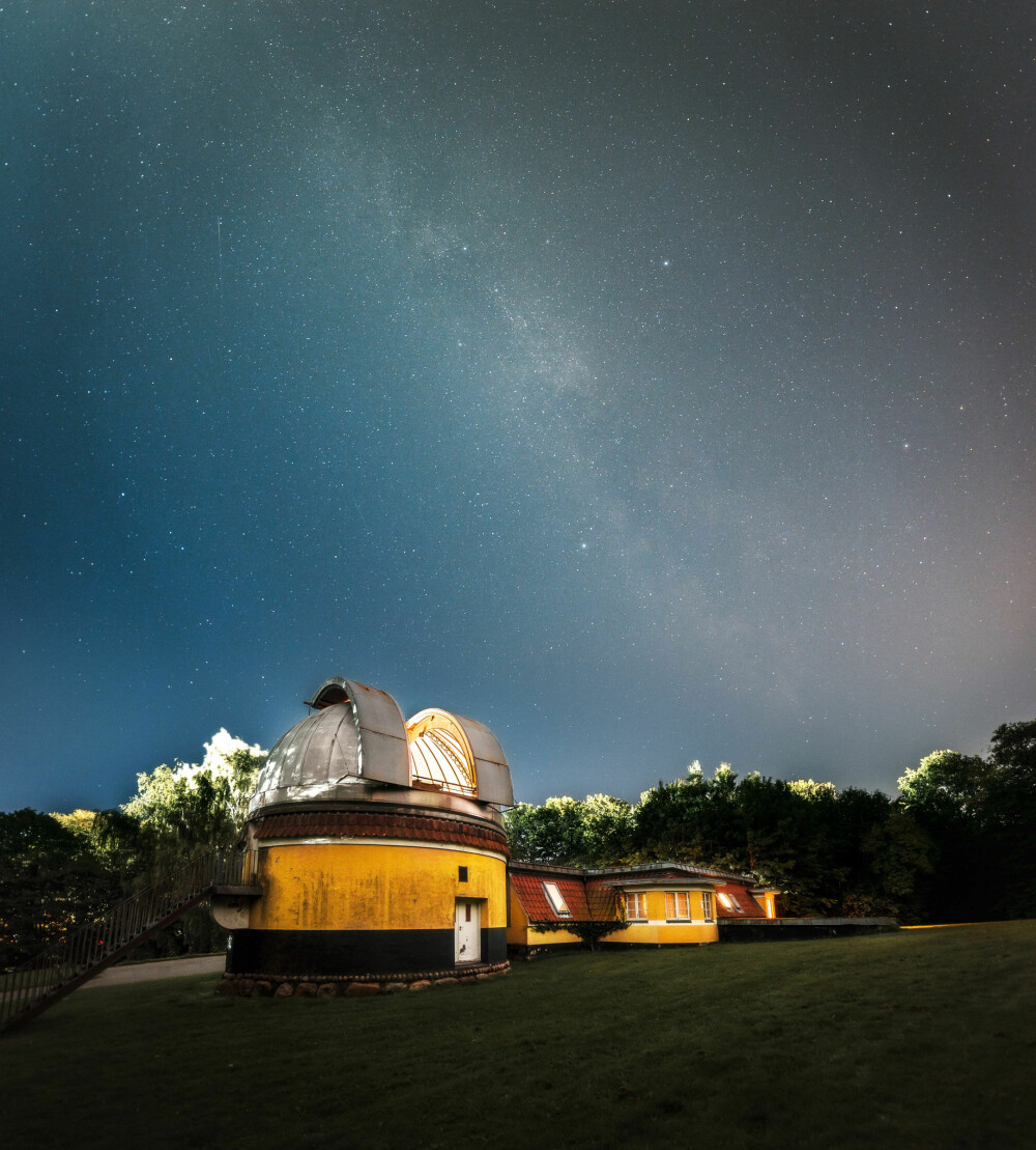 <b>OPPGRADERT:</b> Ole Rømer Observatoriet skal få ny stjernekikkert, og blir pusset opp for millioner. Parken rundt skal bli et opplevelsessenter.