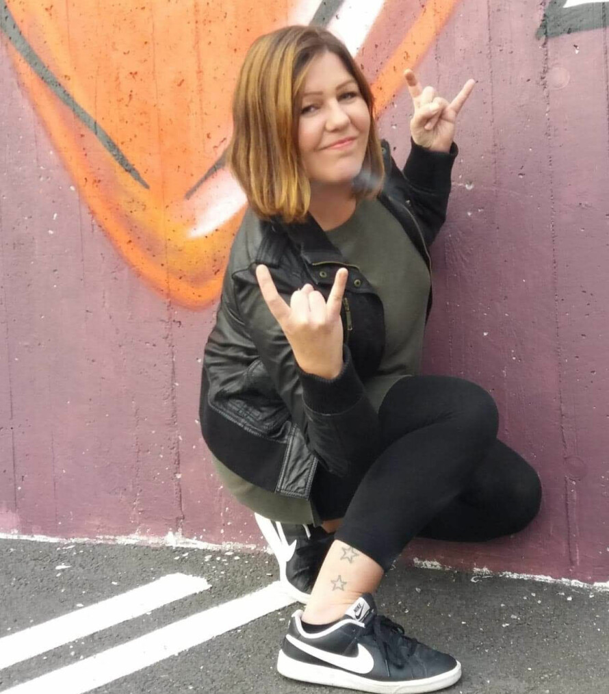 FALT UTPÅ IGJEN: Bildet er fra 2019. – Her drikker jeg minimum en flaske vodka og en flaske rødvin per dag, sier Maria.