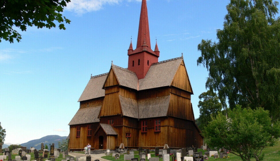 <b>TELEMARK: </b>Den store stavkirken fra cirka år 1220 er landets nest største etter Heddal stavkirke i Telemark