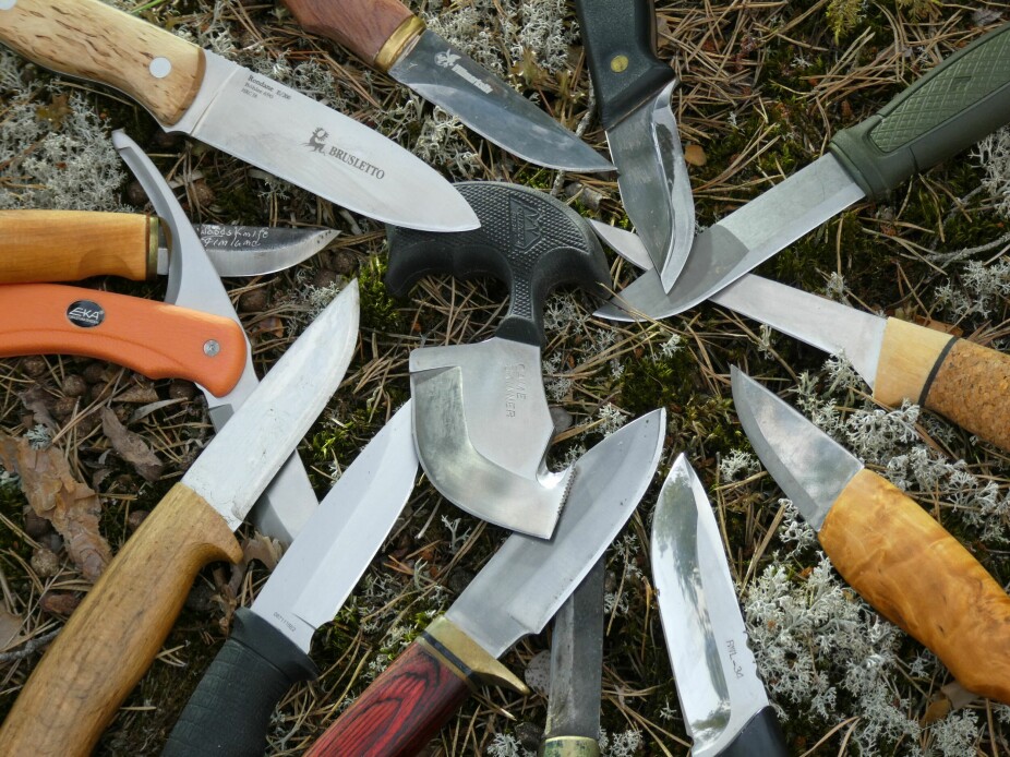 <b>VEDLIKEHOLD:</b> Husholdningens mange kniver må vedlikeholdes jevnlig. Skarpe kniver er dessuten mye sikrere enn sløve.