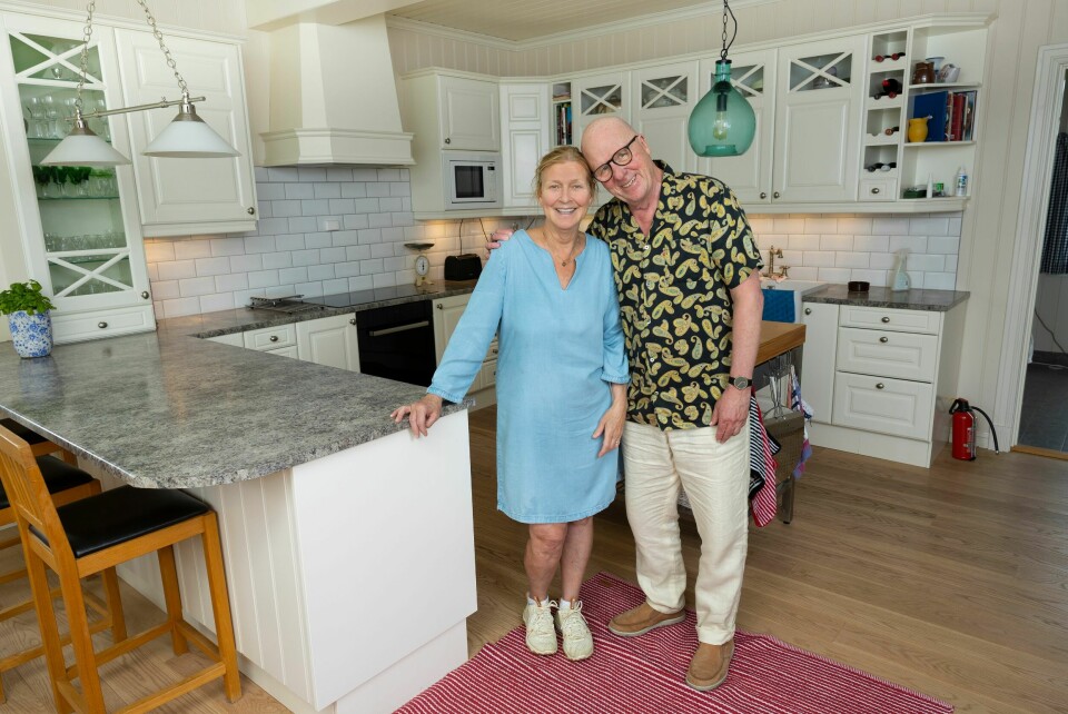 ALDRI I TVIL: – Det var Torhild som kom over huset. Vi trengte ingen betenkningstid før vi slo til, sier Øyvind.