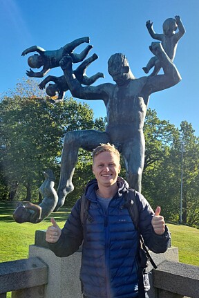 TRAVEL HVERDAG: Innleggsforfatteren identifiserer seg av og til (ofte) ganske sterkt med statuen «Mann sjonglerer med fire småbarn»
 i Vigelandsparken.