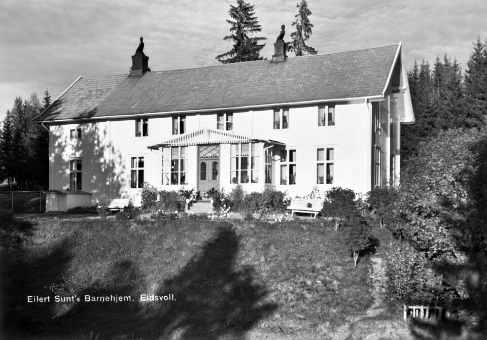 BARNEHJEMMET: Frans vokste opp her, på Eilert Sundts barnehjem på Eidsvoll.