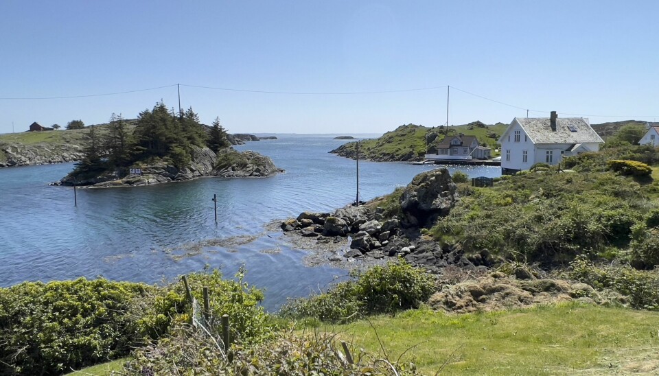 IDYLLISK: Den lille øya har bare 40 fastboende.