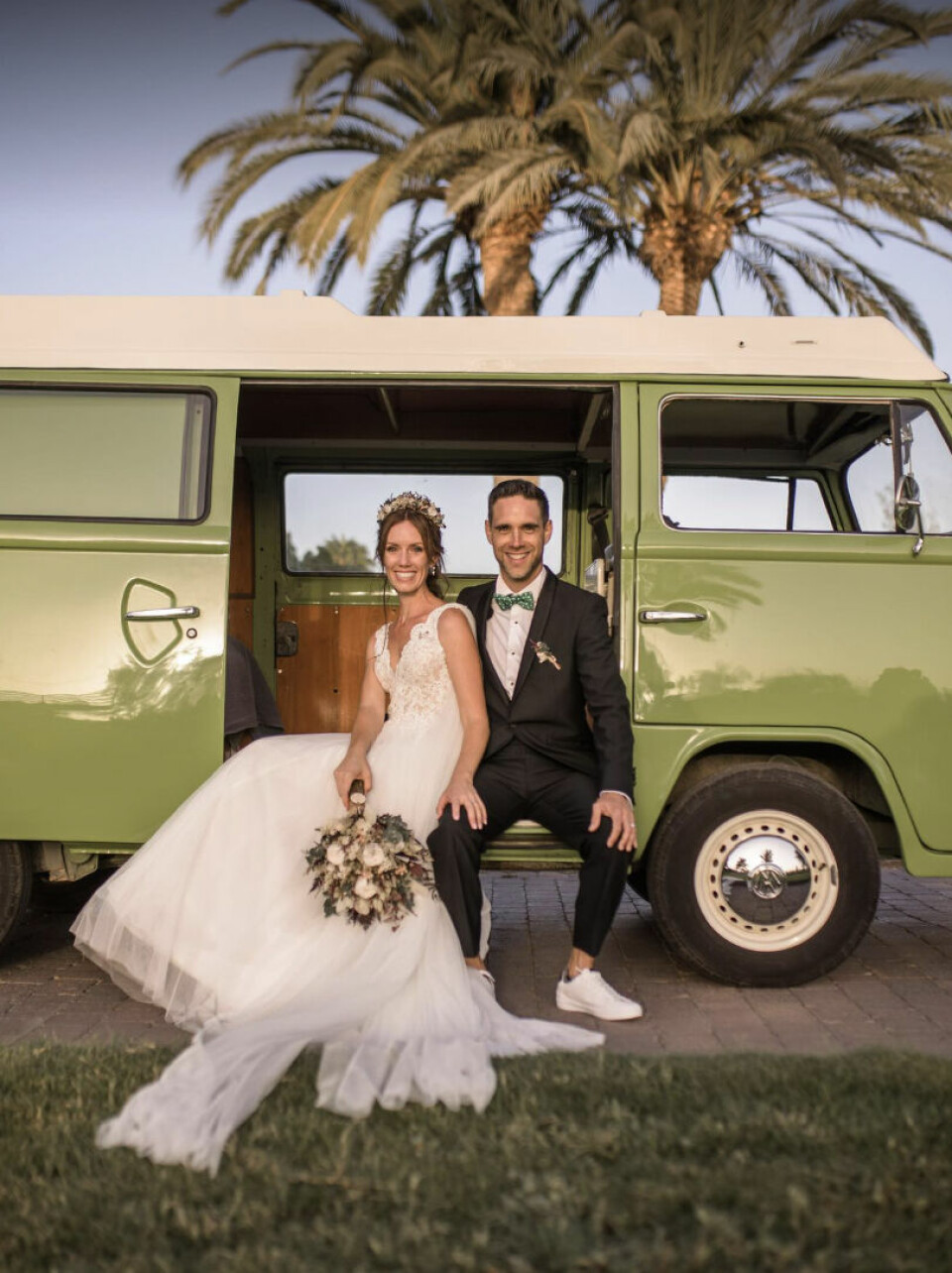 BRYLLUP IGJEN: Sist høst giftet også Karis datter Natalia seg med sin store kjærlighet, Echedey.