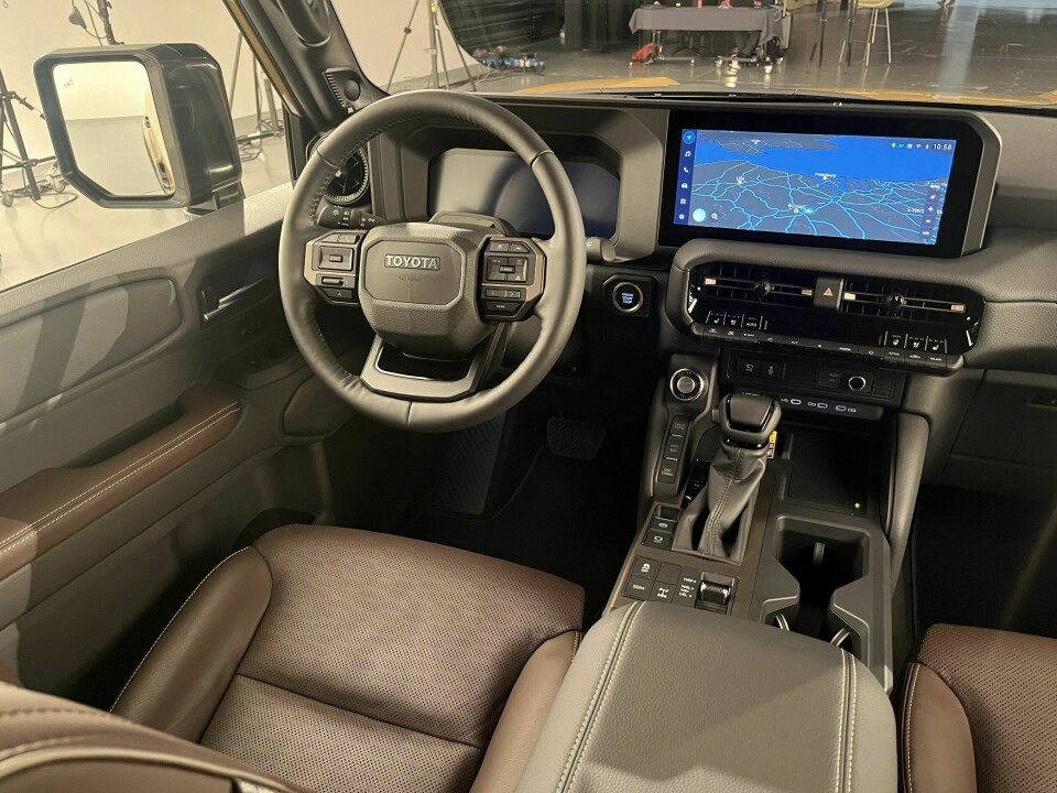 LUKSURIØST: Cockpiten har fått et løft i luksusretning sammenlignet med forgjengeren