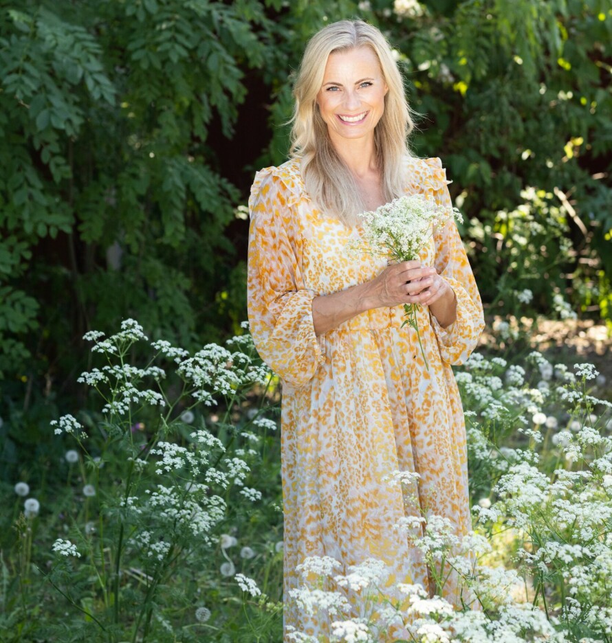 UT I NATUREN: Silje Sandmæl forteller at hun er helt avhengig av å ha annet enn asfalt under føttene. Hun er svært fornøyd med at hun bor et lite steinkast fra skogkanten.