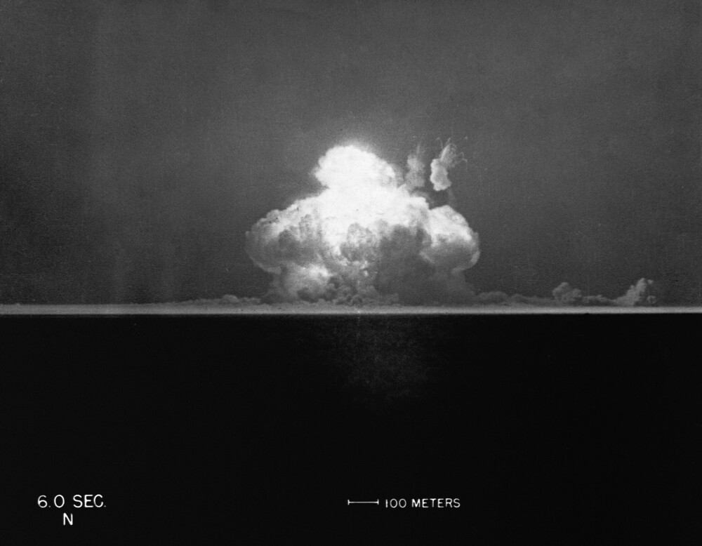 <b>TRINITY:</b> Gadget-bomben seks sekunder etter detonasjon. 