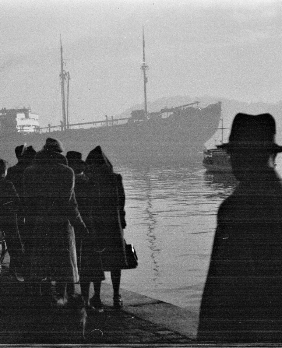 <b>EN MØRK DAG:</b> 26. november 1942 ble 529 jøder tvangssendt ut av Norge med lasteskipet Donau. Eileen Bjørnson slapp unna, men valgte senere å flykte til Sverige. 