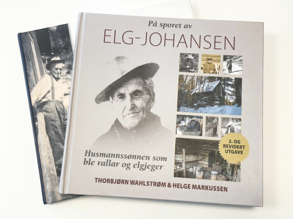 <b>BOKA OM ELG-JOHANSEN:</b> Forfatterne Thorbjørn Wahlstrøm og Helge Markussen har gitt ut boka «På sporet av Elg-Johansen», som er godt lesestoff om du vil vite mer om Edvin Johansen.