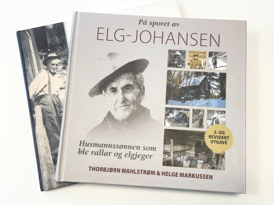 BOKA OM ELG-JOHANSEN: Forfatterne Thorbjørn Wahlstrøm og Helge Markussen har gitt ut boka «På sporet av Elg-Johansen», som er godt lesestoff om du vil vite mer om Edvin Johansen.
