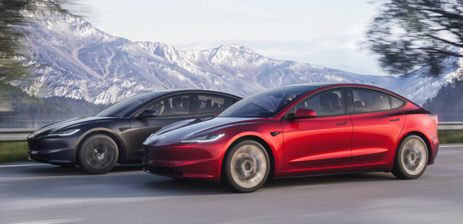<b>OPPFRISKNING:</b> To nye farger gir liv til designoppdateringen av Tesla Model 3