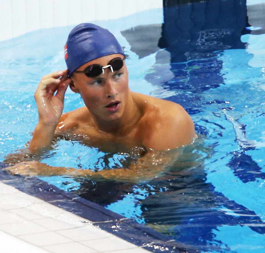 <b>DEN GANG DA:</b> Lavrans var en merittert svømmer før han la opp i 2017. Her fra OL i London i 2012. 