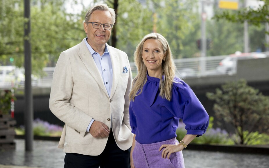 <b>«Partilederdebatten»: </b>Det er Arill Riise og Yvonne Fondenes som leder «Partilederdebatten» på TV 2.
