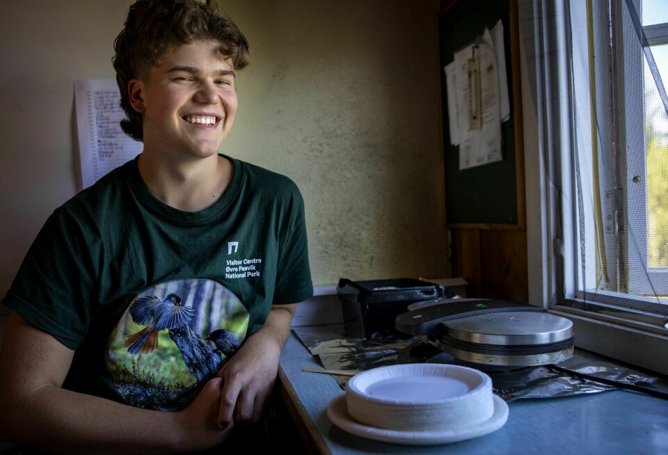 USIKKER: Fredrik (18) representerer fremtiden for Pasvik, men han er svært usikker på om det er her han kommer til å bli boende.