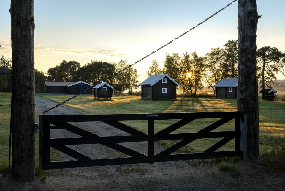 NYRUD POLITISTASJON: Norges minste. Bare folk og kriminalitet mangler.