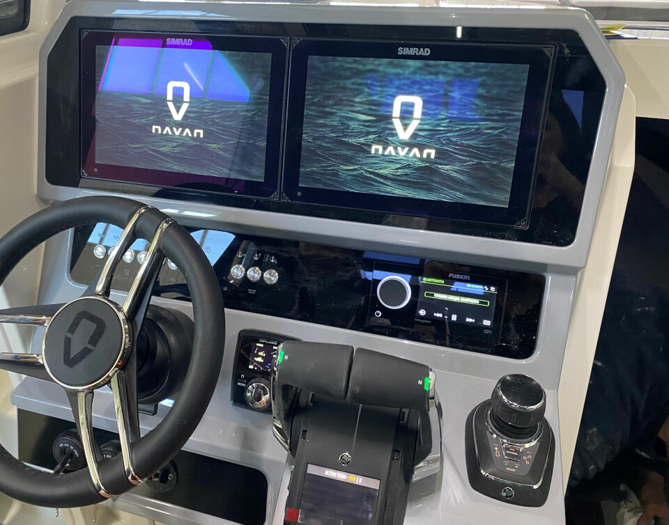 LUKSUS: Navan skal være et finere merke, noe dashbordet bærer bud om.