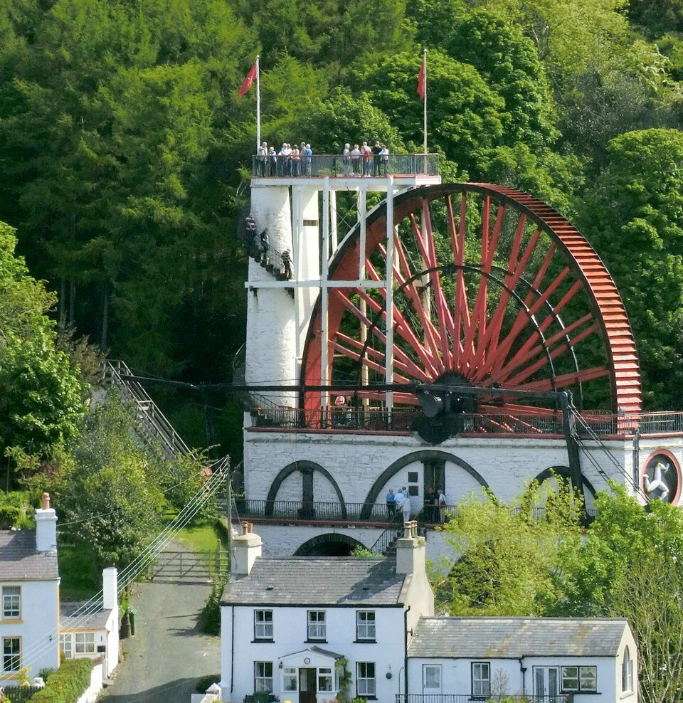 LADY: Det enorme vannhjulet «Lady Isabella», er en av de mest ikoniske severdighetene på Man.