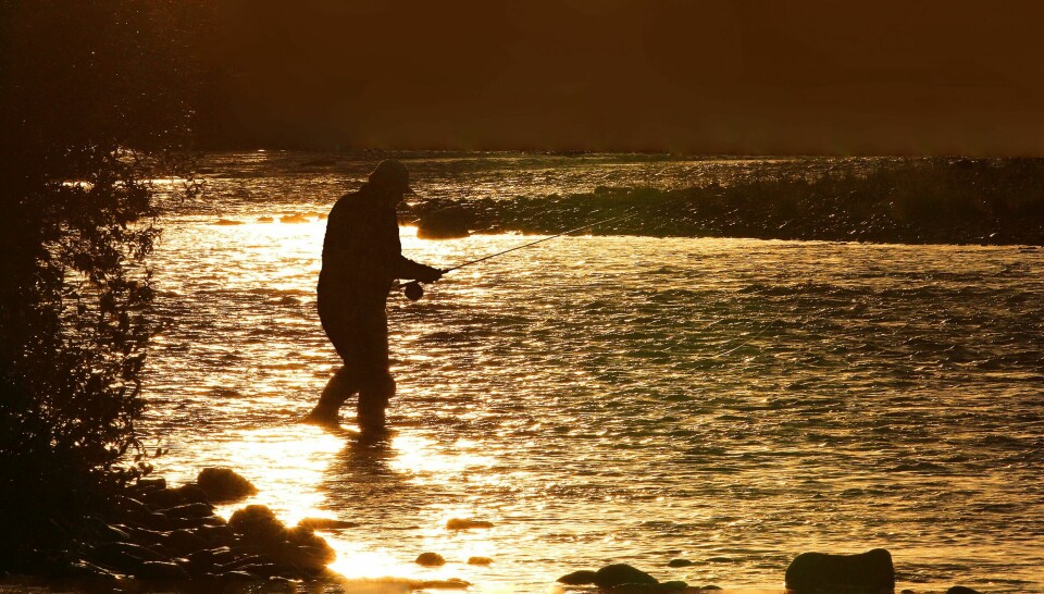 GÅ TUR: Når forholdene ligger til rette for det, kan vi forflytte oss nedover elva i samme hastighet som marken flyter nedover.