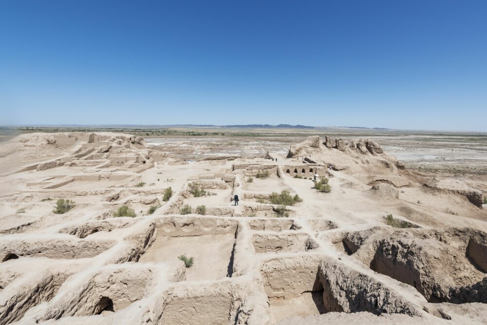 <b>TO TUSEN ÅR:</b> I området kalt Elliq-Qala («femti festninger») ligger festnings-ruiner fra Kushan-riket bygget for nærmere to tusen år siden.
