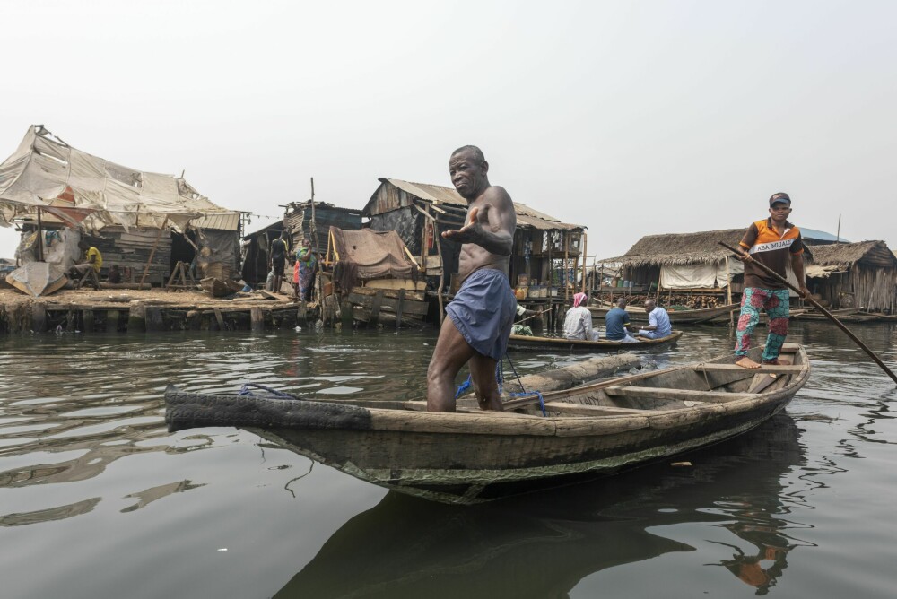 <b>KANALBYEN:</b> «Har´u en krone?» I Makoko, Lagos svar på Venezia.