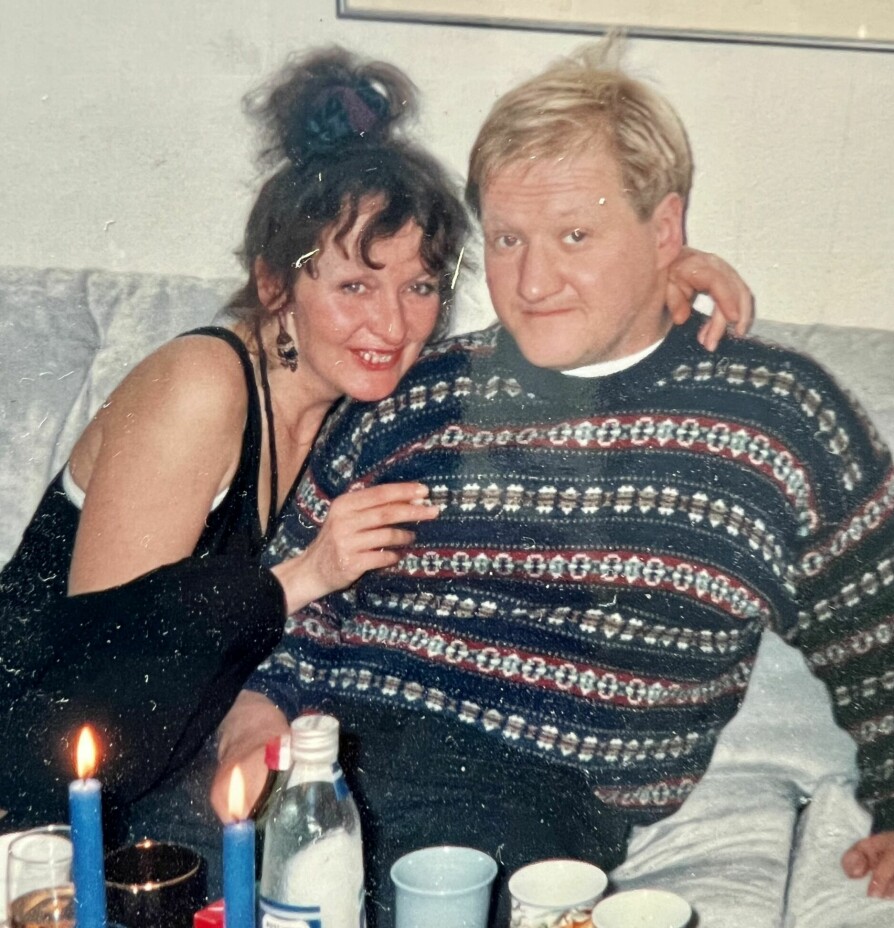 <b>DEN GANG DA:</b> I 2016 mistet Bjørn sin store kjærlighet, Anne Grethe. Bildet er av paret på den tiden de møttes i 1993.