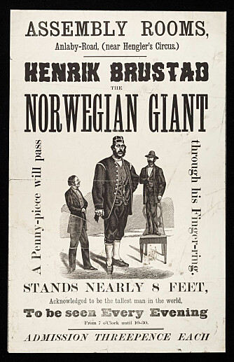 <b>ATTRAKSJON:</b> Henrik Brustad kunne beskues på sirkus hver kveld. 