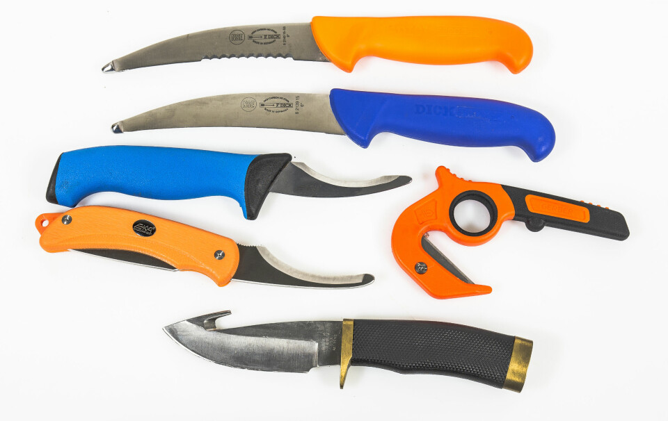 SPESIALKNIVER: Du må selv vurdere om du har behov for én allround kniv, eller flere spesialkniver.
