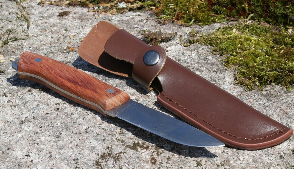 JAKTKNIV: Kniven bør være stor nok for neven din.