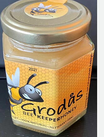 <b>HONNING</b>: Frode har lansert sitt eget honningmerke, «Grodås BeeKeeper Honey».