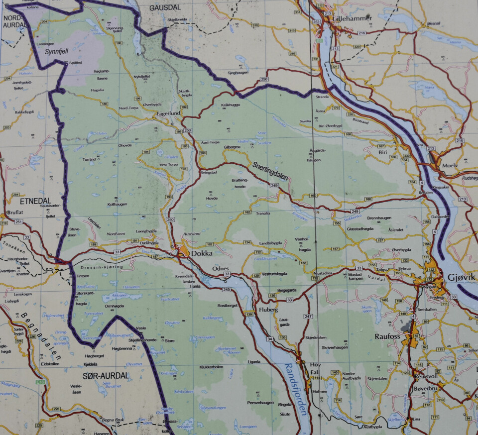 NS-BASTION: Nordre Land kommune i Innlandet. Frøisland gård ligger i Aust-Torpa, nord i kommunen. Slektsgården drives i dag av barnebarnet til Arve Frøisland.