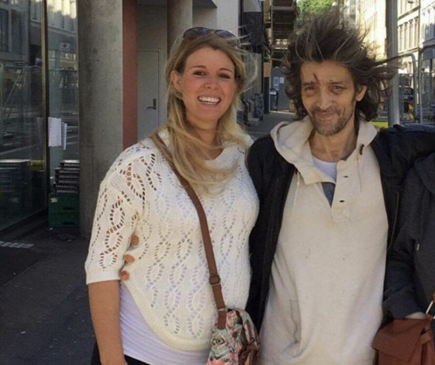 STOLT PAPPA: Siljes pappa Roy var stolt av datteren. Her er hun gravid og venter sitt andre barn.