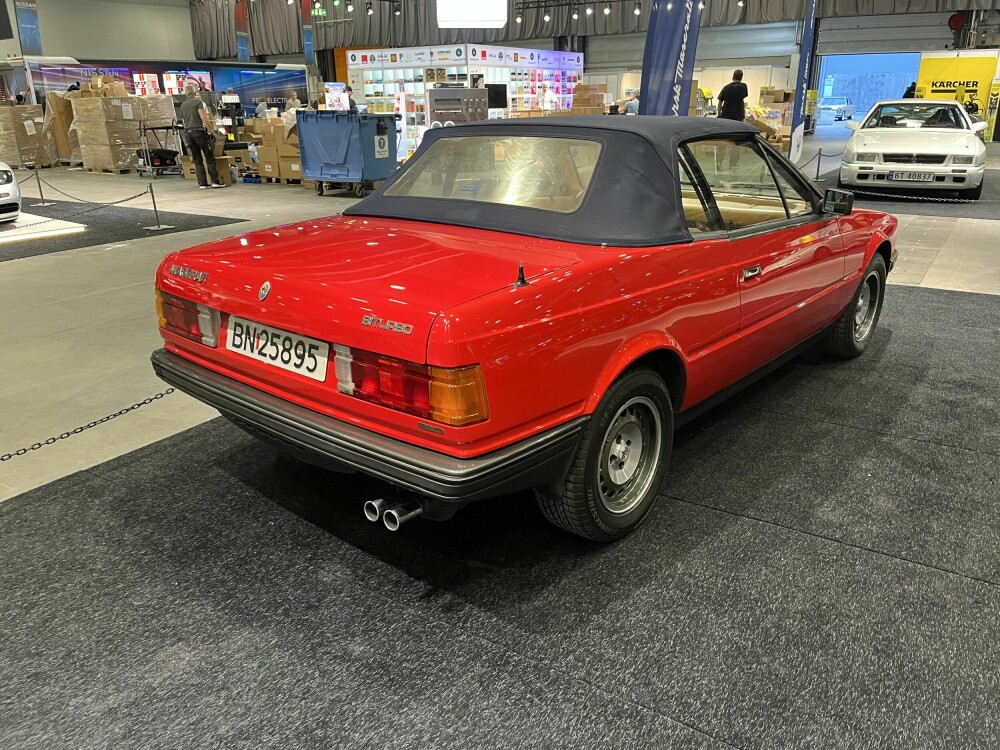 <b>DÅRLIG RYKTE:</b> Biturbo-modellen ga Maserati et dårlig rykte. Dette er en Spyder-versjon fra 1986. De mest beryktede Biuturbo-modellene var fra tidligere på 80-tallet. 