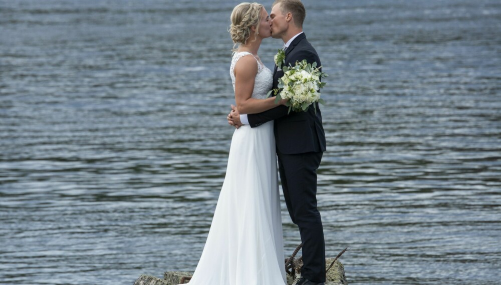 KJÆRLIGHET: Marte og Sverre har vært sammen siden de var 16 år. 11. august 2018 giftet de seg.