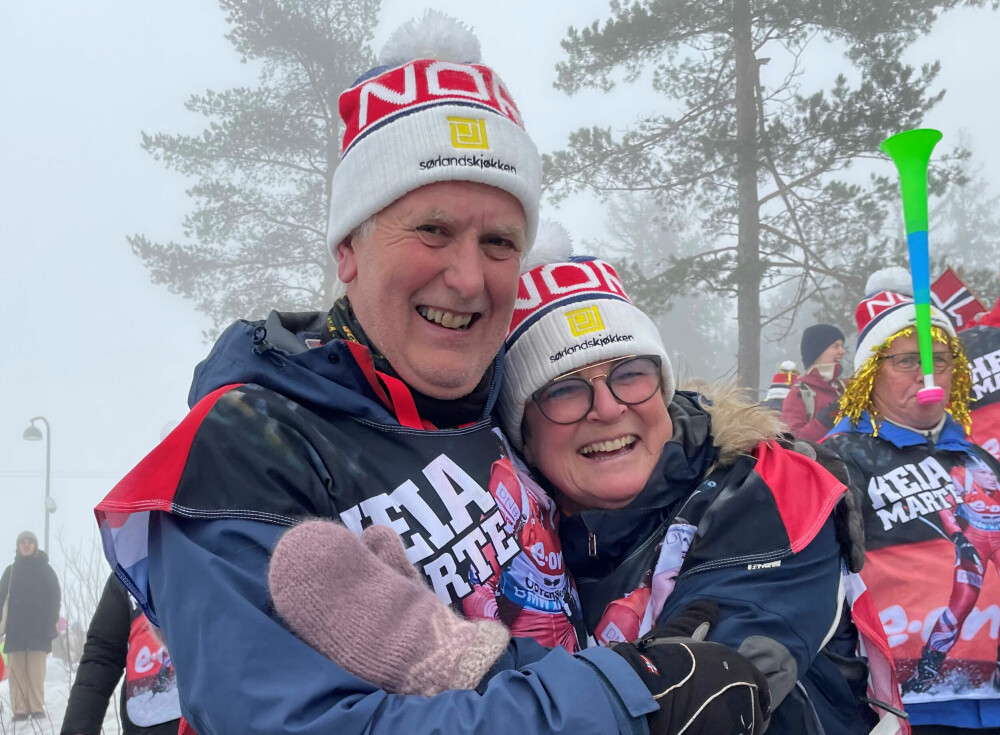 <b>STØTTE-SPILLERE:</b> Martes foreldre Helga og Kjell Bjørn har vært gode støttespillere gjennom hele karrieren. 