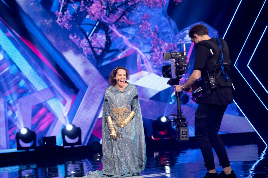 Inger Lise Rypdal (73) som «Enhjørningen».