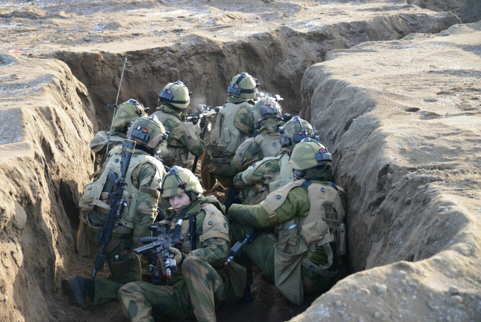 MESTRING: Stridsdommeren sa etter øvelsen at kadettene har lært mye og forstår i større grad hvordan en avdeling opererer i felt.