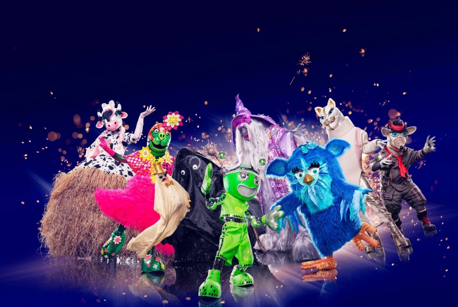 <b>SKJULTE IDENTITETER:</b> Årets kostymer er Kua, Skilpadden, Spøkelset, Romvesenet, Magikeren, Spirrevippen, Kattepusen og Rotta.