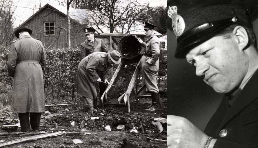 IVRIG ETTERFORSKER: Politimannen deltok tilsynelatende ivrig i etterforskningen av drapet på sin gode kamerat. Han visste langt mer enn han ville røpe.