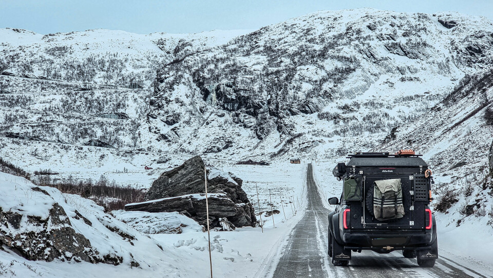 PÅ NYE EVENTYR: Med Alu-Cab-en i kjøreposisjon venter nye horisonter og opplevelser.