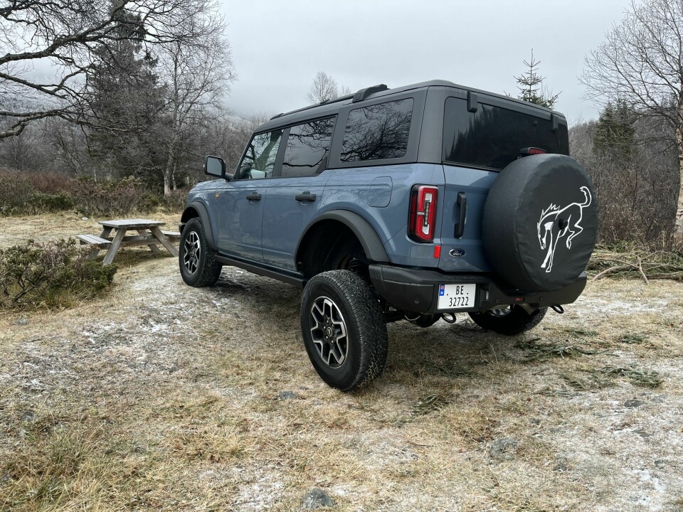 MERKEVAREBYGGER: Solid bakkeklaring og dempervandring. Støtfanger i pulverlakkert stål.