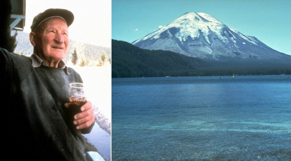 PARADIS: Spirit Lake ved foten av Mount St. Helens var et eldorado for badende og for båtelskere. Det var frem til 18. mai 1980.