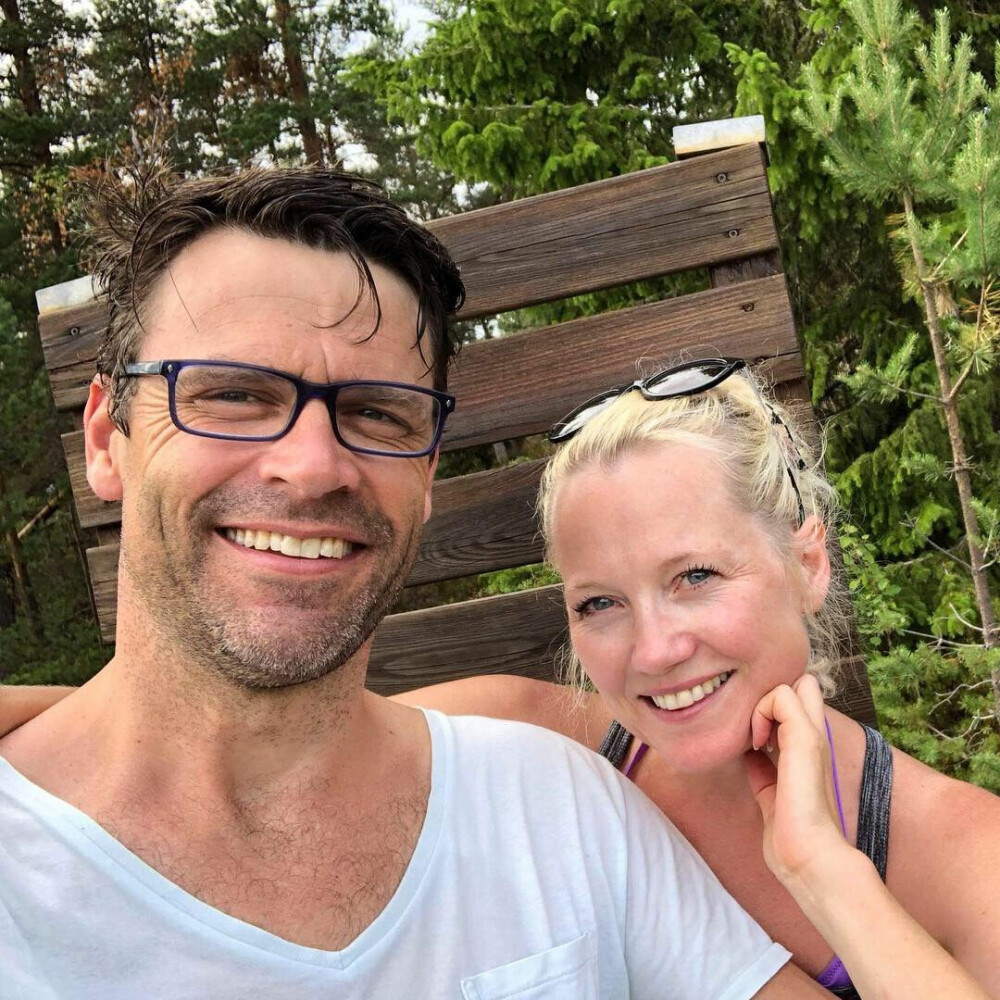 <b>KJÆRLIGHET:</b> Hedda Kise og Mats Kristensen ble kjærester i 2018. Til sammen har de seks barn, noen voksne og noen i tenårene. Mats er CEO i lederutviklingsfirmaet FRONT Leadership.
