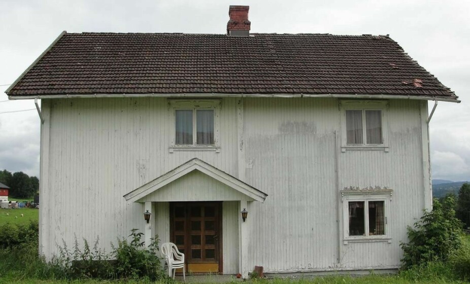 <b>TIL FORFALLS:</b> Våningshuset på Morstad Vestre ble bygget i 1900 og trengte store utbedringer. Forandringen ble formidabel.
