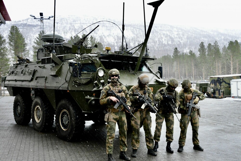 <b>PASI:</b> Den finske vognen har fått nytt utstyr for elektronisk krigføring (EK). Patria Pasi het tidligere Sisu XA.