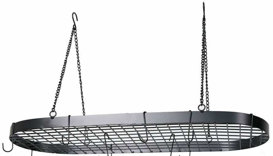 I TAKET: Style tørkerist i sortlakkert metall med kjetting, kr 665, sparelys.no.