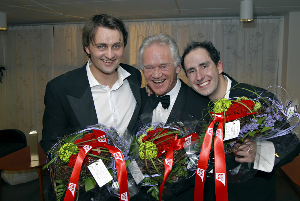 <b>FELLES SHOW:</b> I 2006 hadde Thomas og Harald et «Senkveld»-show i Olavshallen. På scenen hadde de med seg Yngvar. 