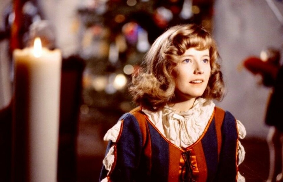 FIKK HOVEDROLLEN: Hanne spilte Sonja i den klassiske filmen «Reisen til julestjernen» i 1976. Det er den mest viste julefilmen her i landet.