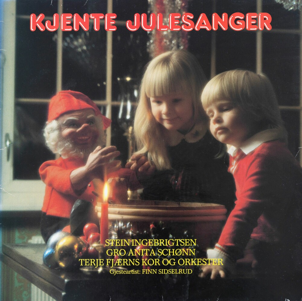 <b>SOM FAR SÅ SØNN:</b> Hjemme hos familien Ingebrigtsen, spiller pappa Stein Ingebrigtsens juleplate i bakgrunnen. Det er fem år gamle Christian som er avbildet på forsiden av LP-platen. 